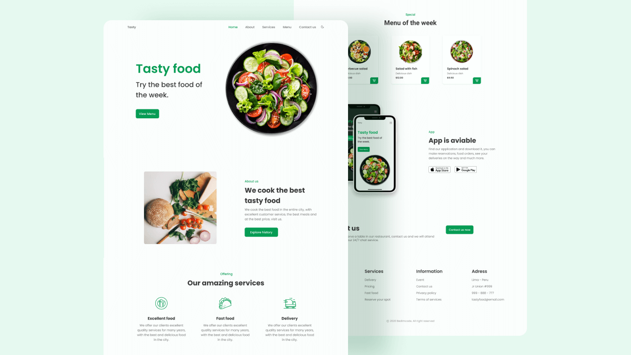 Webshop-forside i nordisk, minimalistisk stil